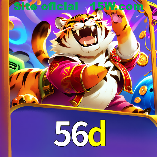 Imagem promocional da 56d mostrando a plataforma e suas vantagens